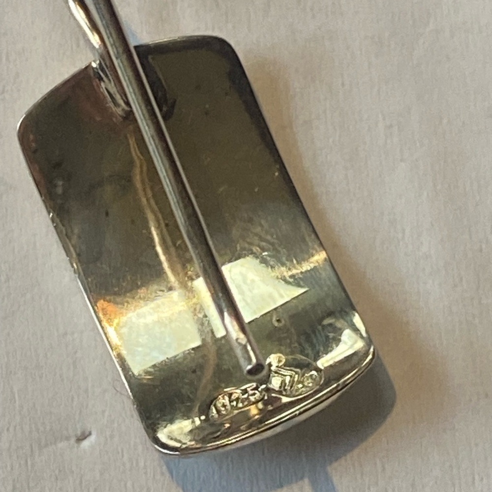Silpada Hammered Finish Sterling Silver Earrings - Picture 4 of 5